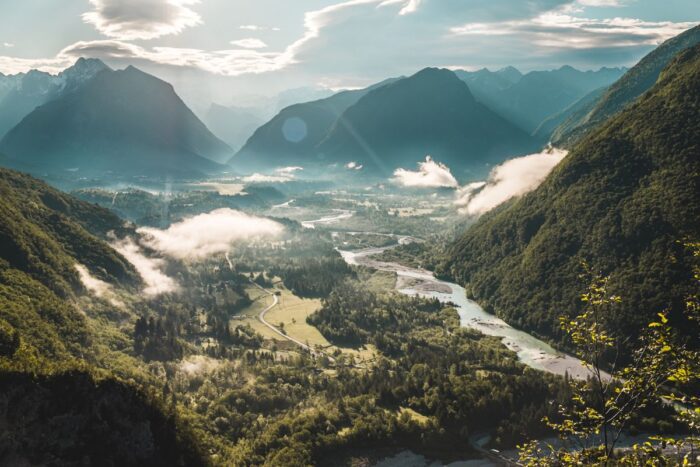 Bovec, údolí Soči