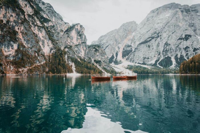 Lago di Braies, kam v Dolomitech s dětmi